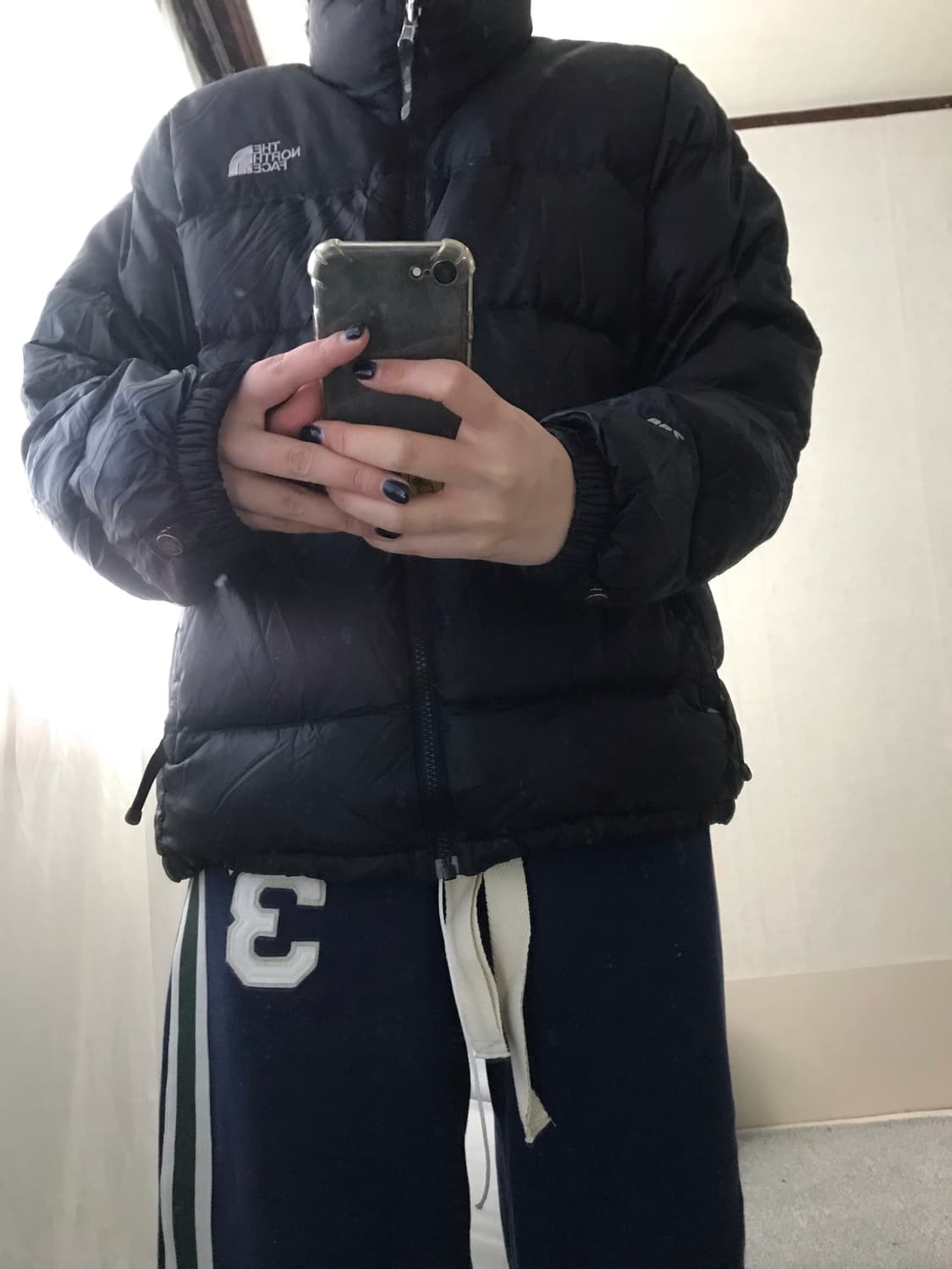 노페 블랙 패딩 상품이미지1