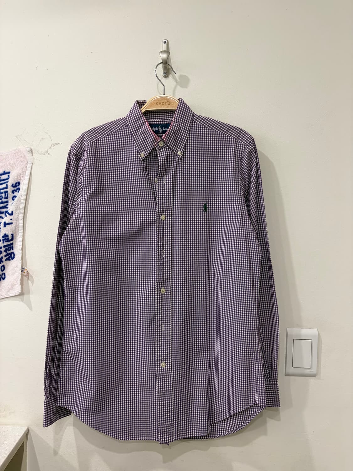 413. 폴로 체크 셔츠 상품이미지1