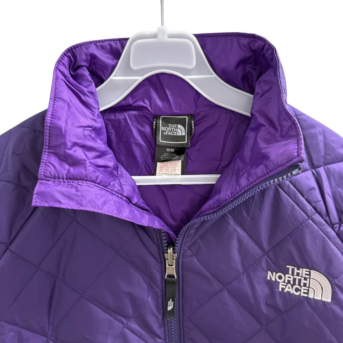 [M] 노스페이스 우먼 퍼플 경량패딩 상품이미지5