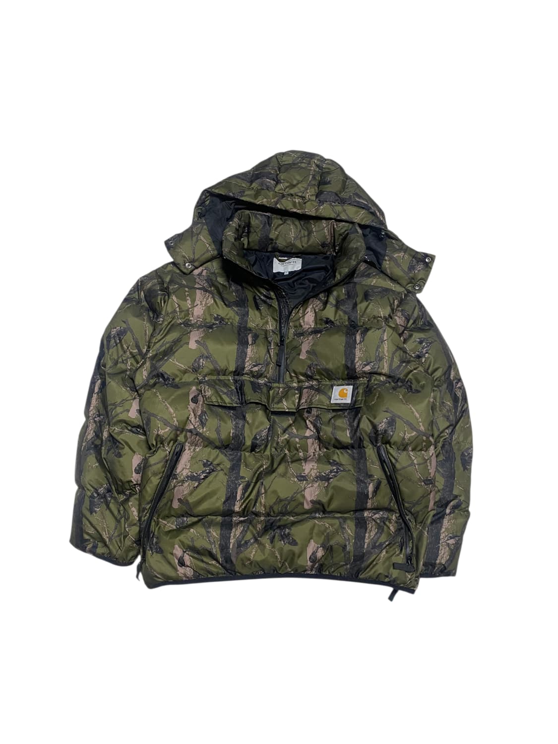 칼하트 WIP 존스 풀오버 아노락패딩 리얼트리 카모 L 상품이미지1