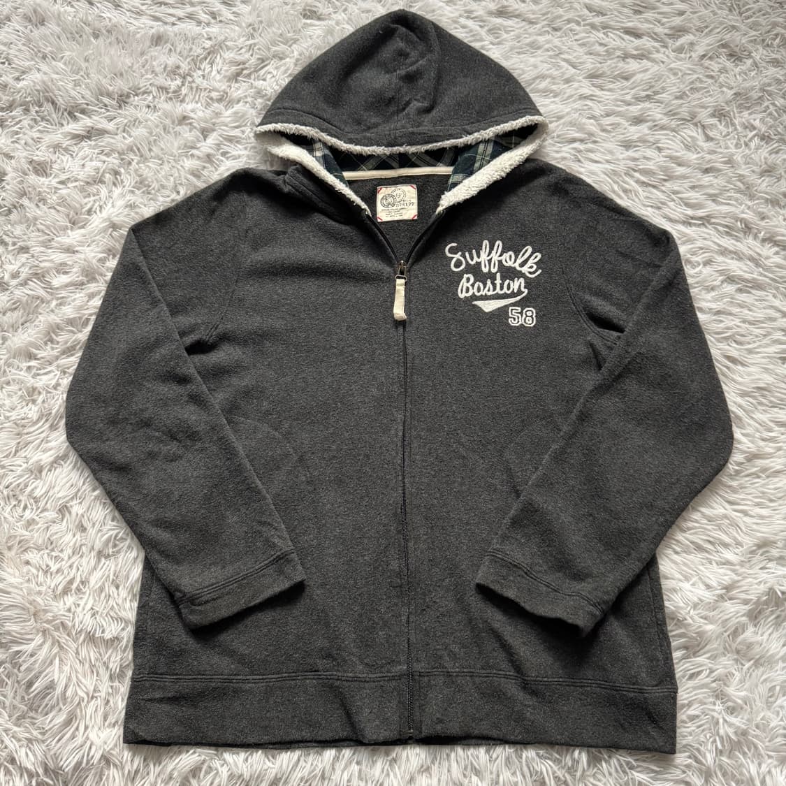 HARVARD COLLEGE 일본빈티지 y2k 후드집업 모리걸 노드 xl 상품이미지2