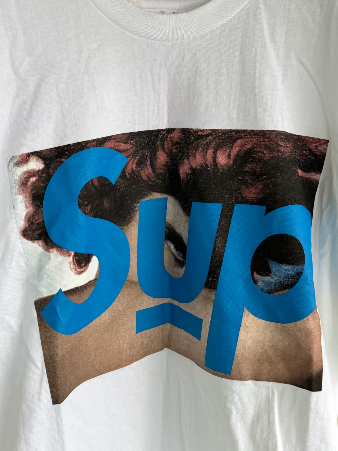 (새제품, 하자) 슈프림 X 언더커버 페이스 티셔츠 화이트 XL 상품이미지3