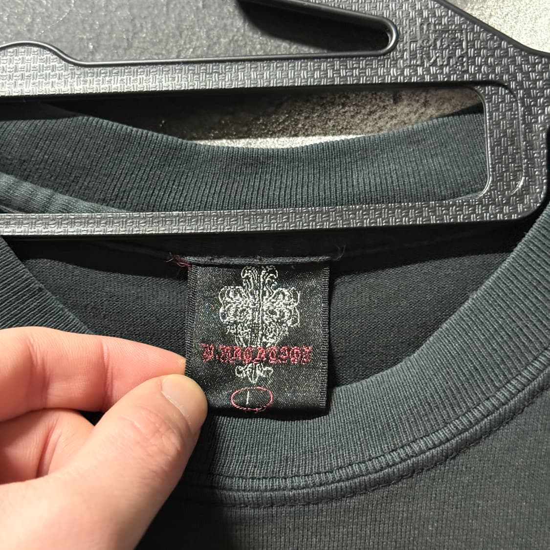 VTG 빈티지 멀티 프린팅 락 고스 펑크 롱슬리브 티셔츠 상품이미지5