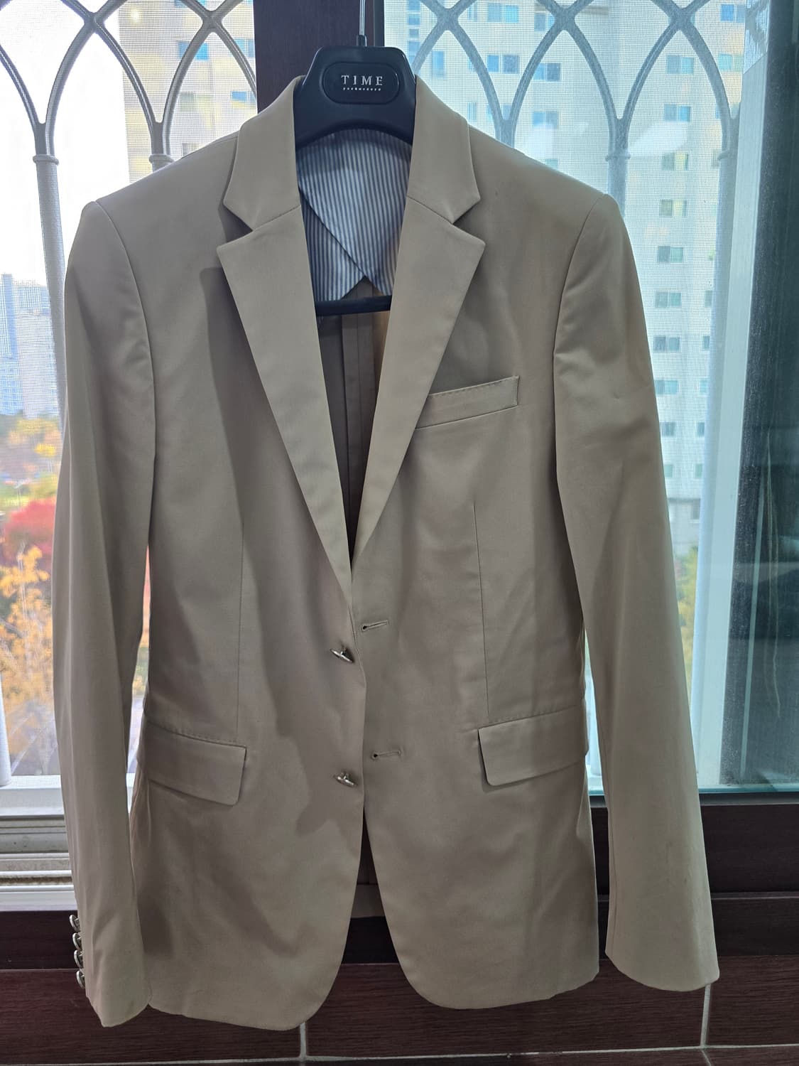 타임옴므 베이지 자켓 상품이미지1