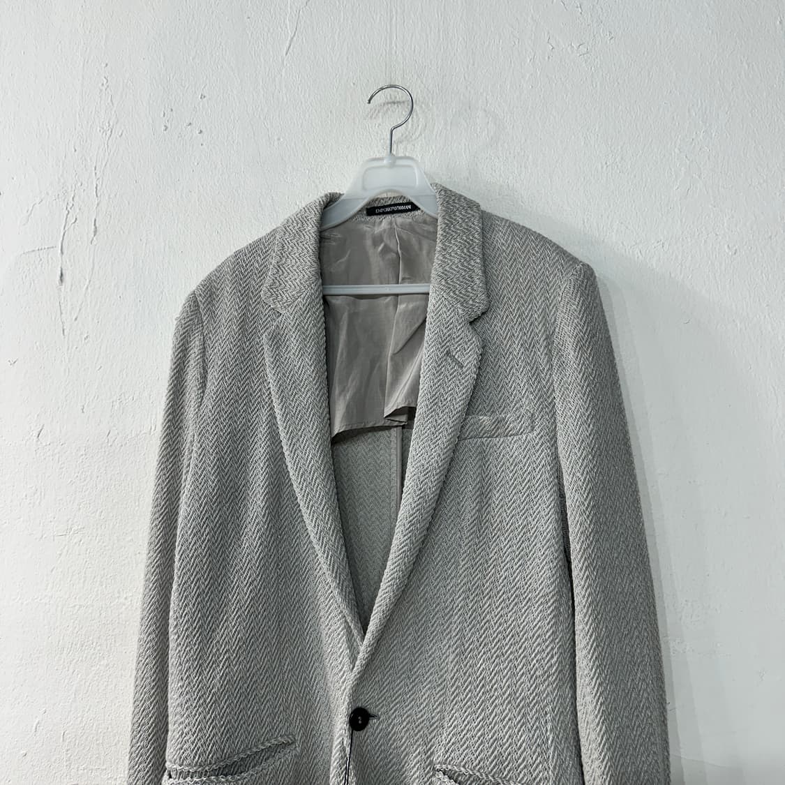아르마니 트위드 린넨 블레이저 자켓 48 상품이미지2
