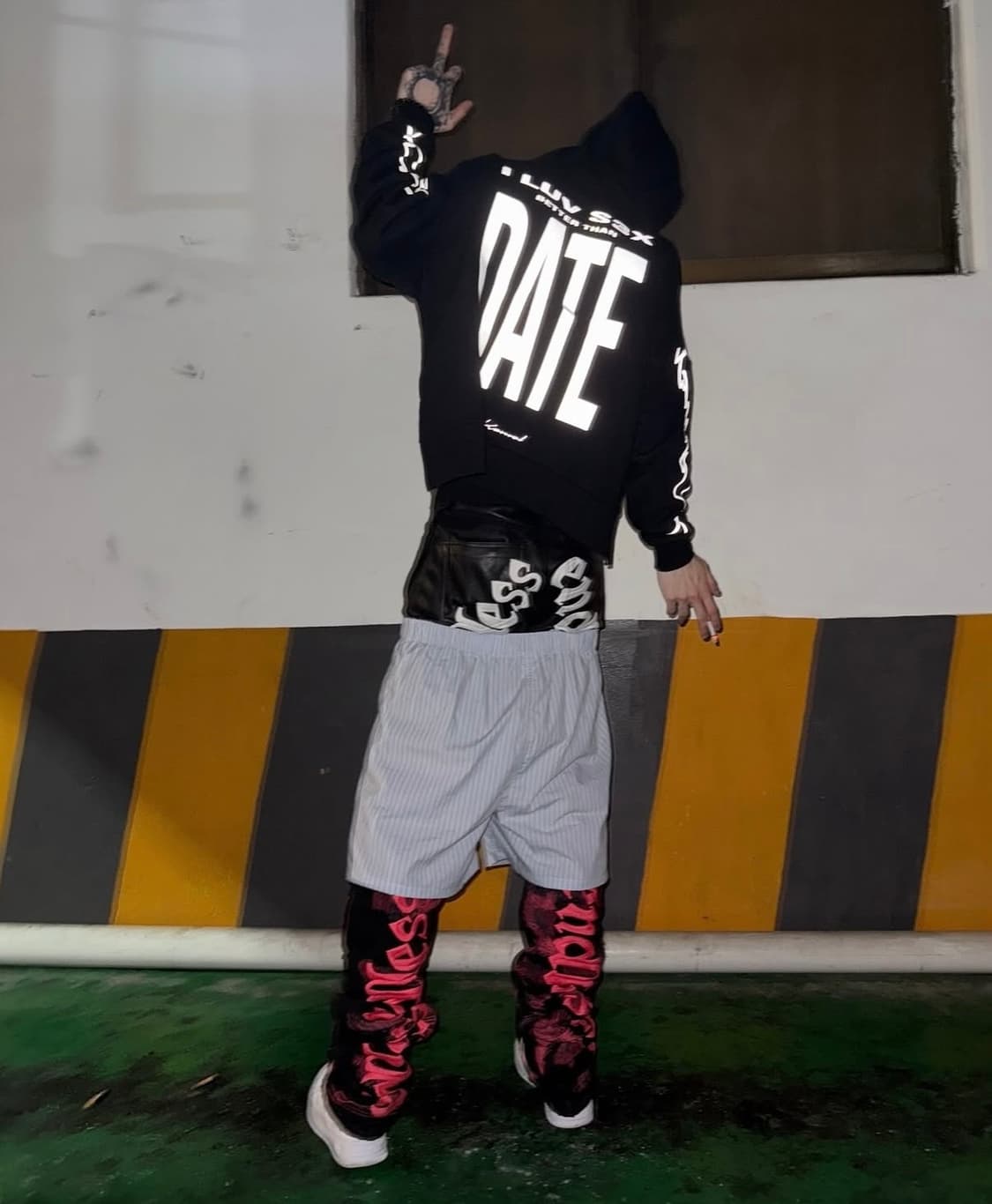 코니엘 아이러브 S3X 후드 프로토타입 숏블랭크 샘플 상품이미지2