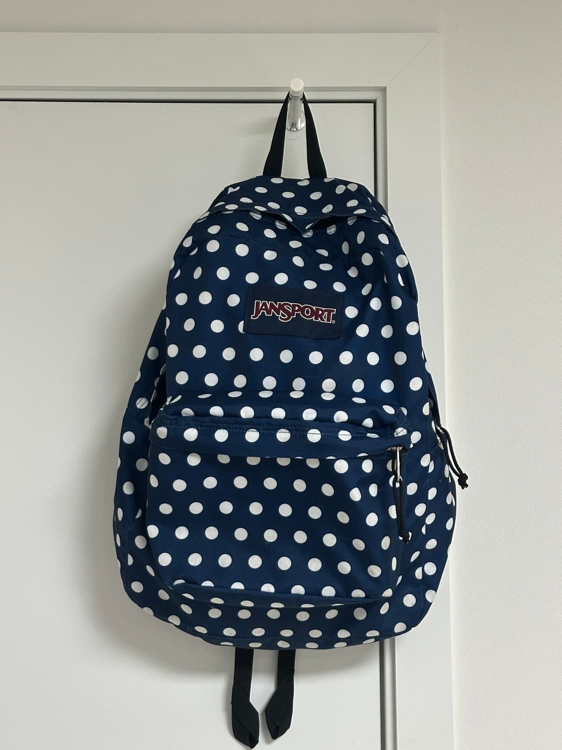 잔스포츠 네이비 도트 땡땡이 백팩 상품이미지1
