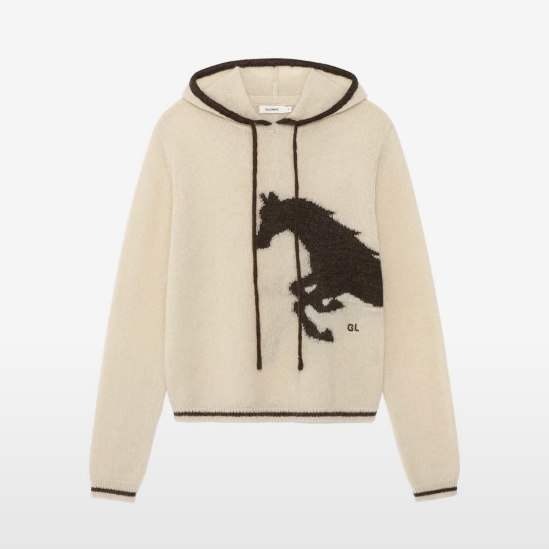 글로니 코지 크리터 후드 니트+크로스 스티치 니트 쇼츠 세트 새상품 상품이미지2