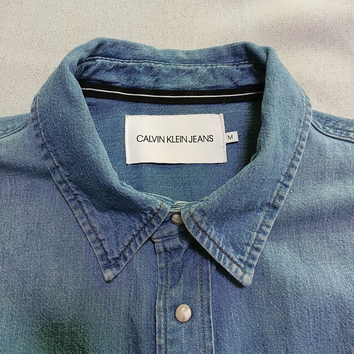 CK 캘빈클라인 데님 셔츠 청셔츠 이쁨 상품이미지6