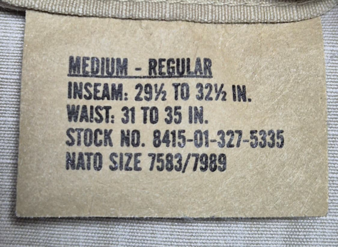 [M]미군 데저트 카모 팬츠 -494 상품이미지4