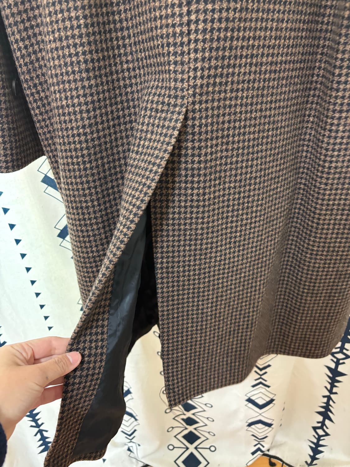 MNGU / 체크 발마칸코트 상품이미지5