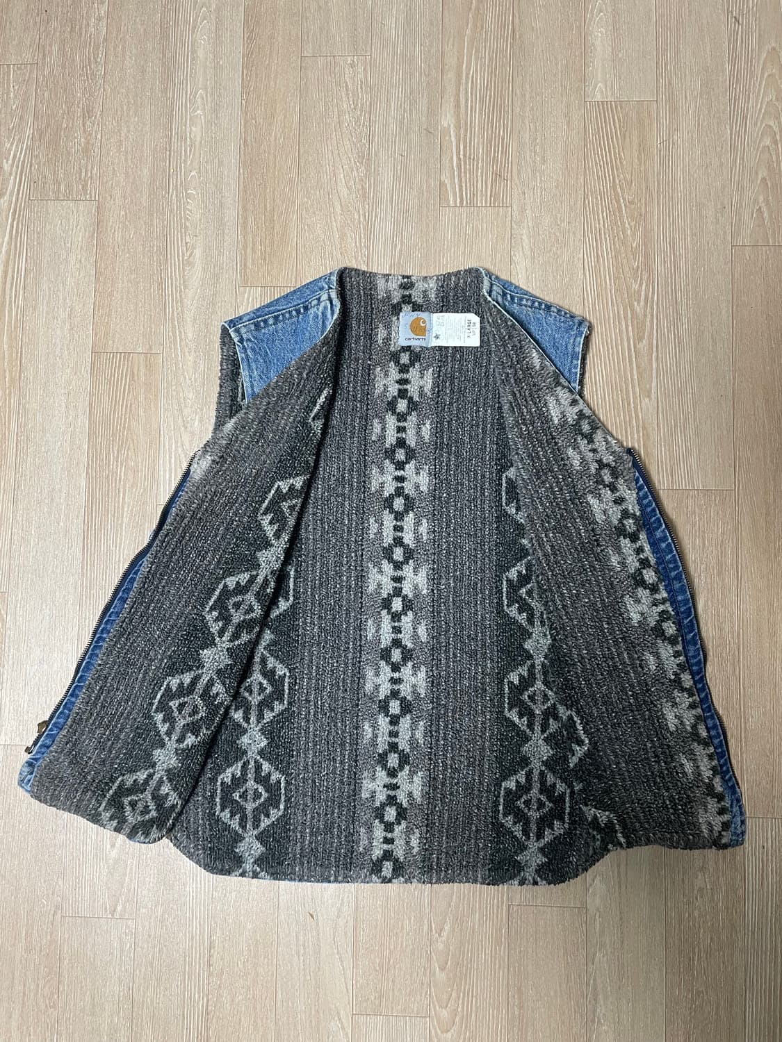 90s 칼하트 아즈텍 베스트 XL 상품이미지2