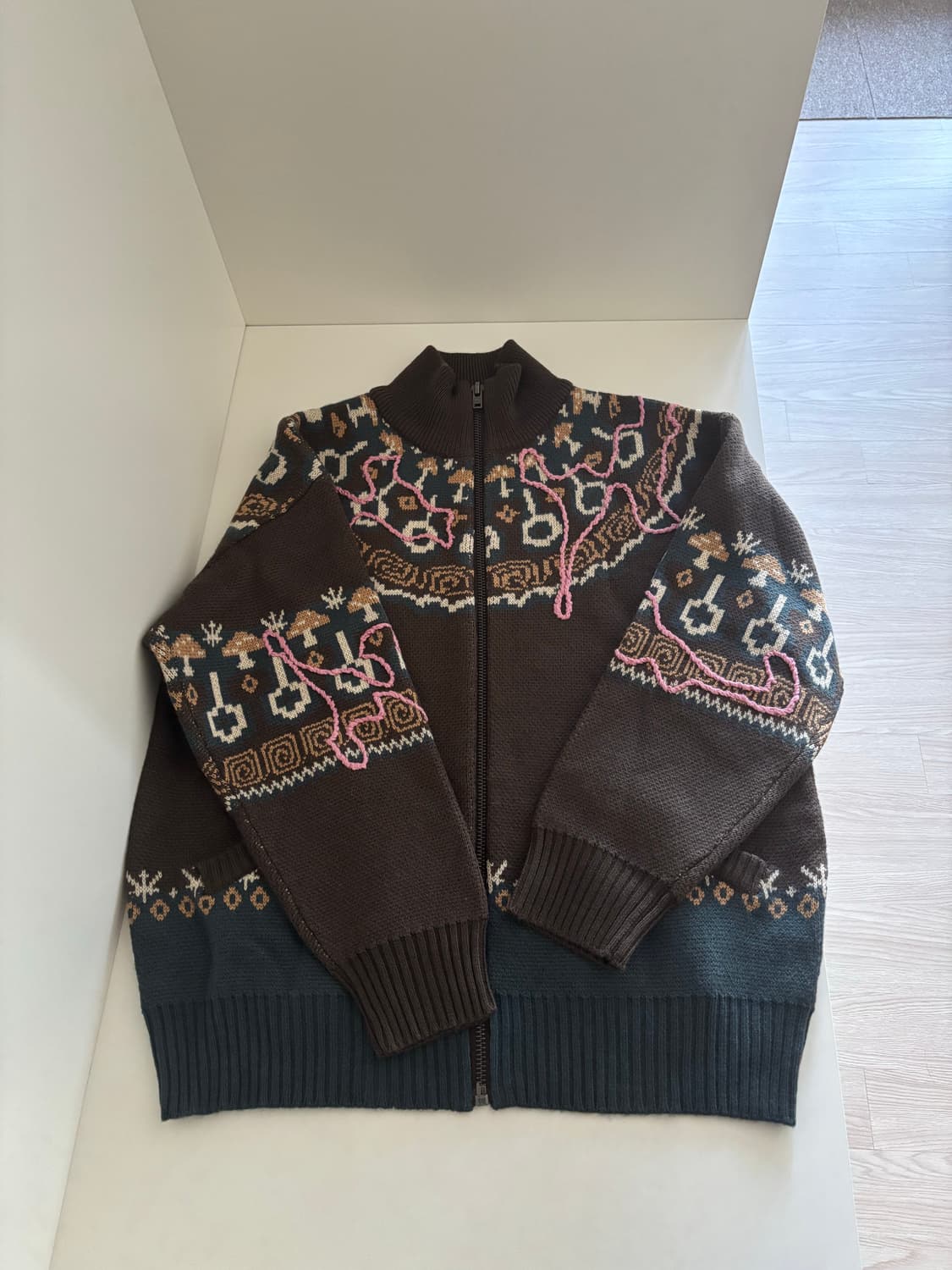 Perks And Mini 니트집업 상품이미지1