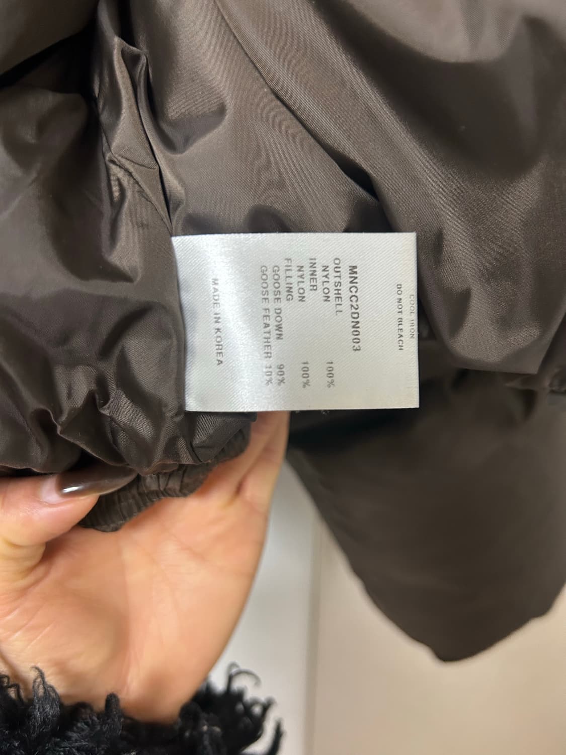 모노하 구스다운패딩 상품이미지5