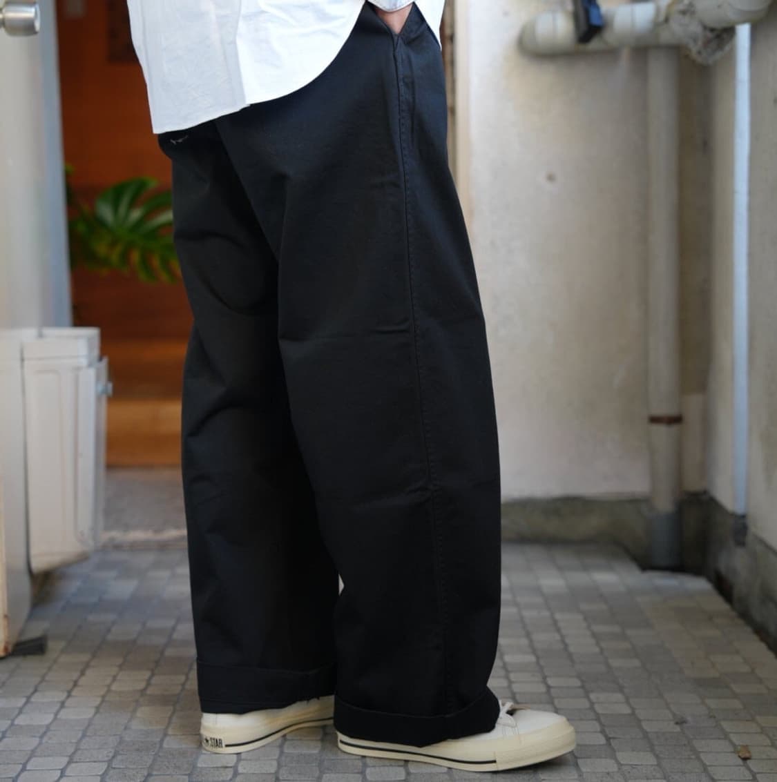 [ 32-34] sans limite 와이드 치노 팬츠 상품이미지4