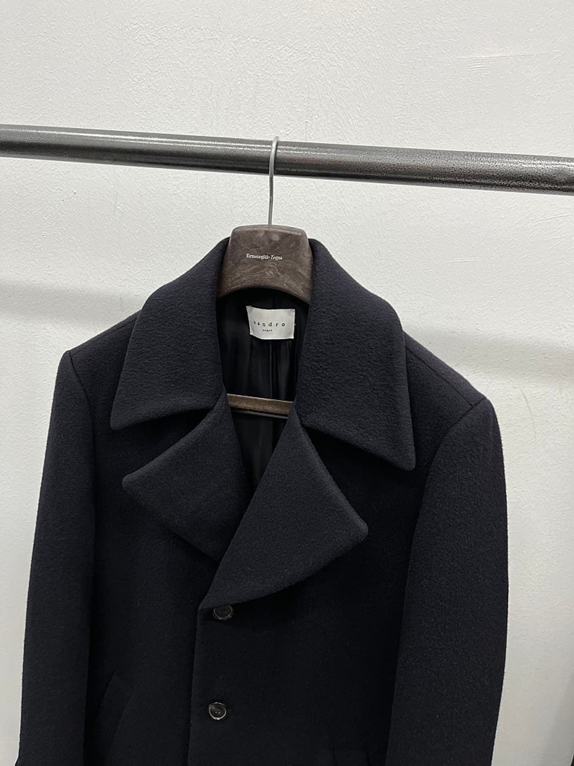 100) 산드로 울 롱코트  상품이미지4
