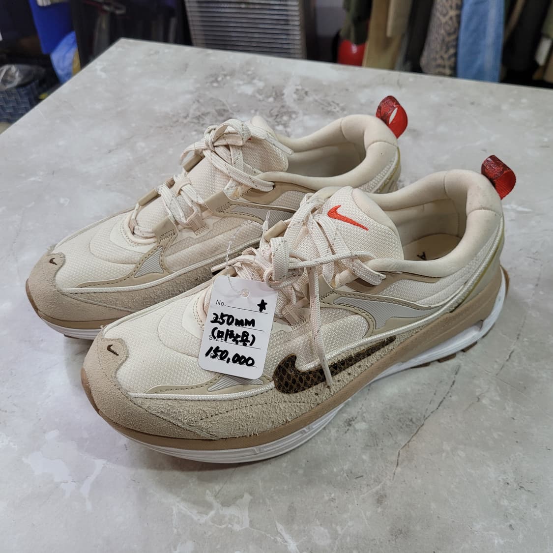 Nike 나이키 에어맥스 블리스 SE 브라운 스네이크(미사용) 상품이미지1