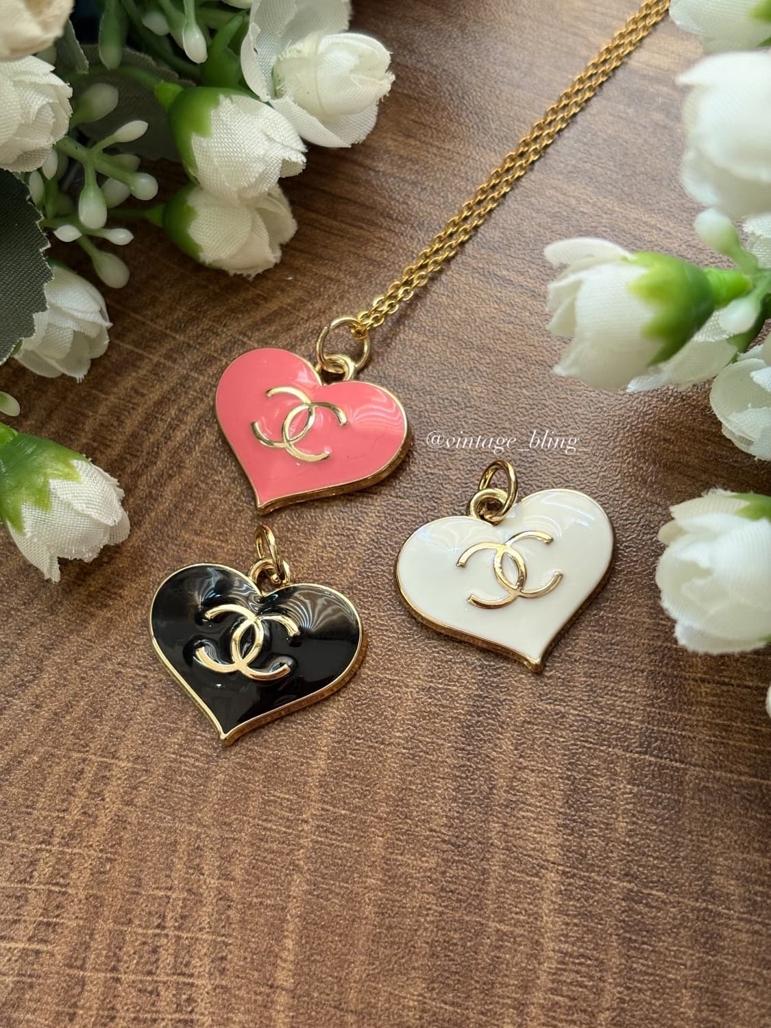 샤넬 빅 하트 목걸이 상품이미지1