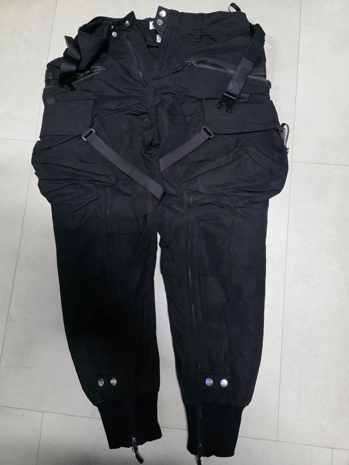 게릴라그룹 S4-PL01 블랙 팬츠 바지 s사이즈 상품이미지3