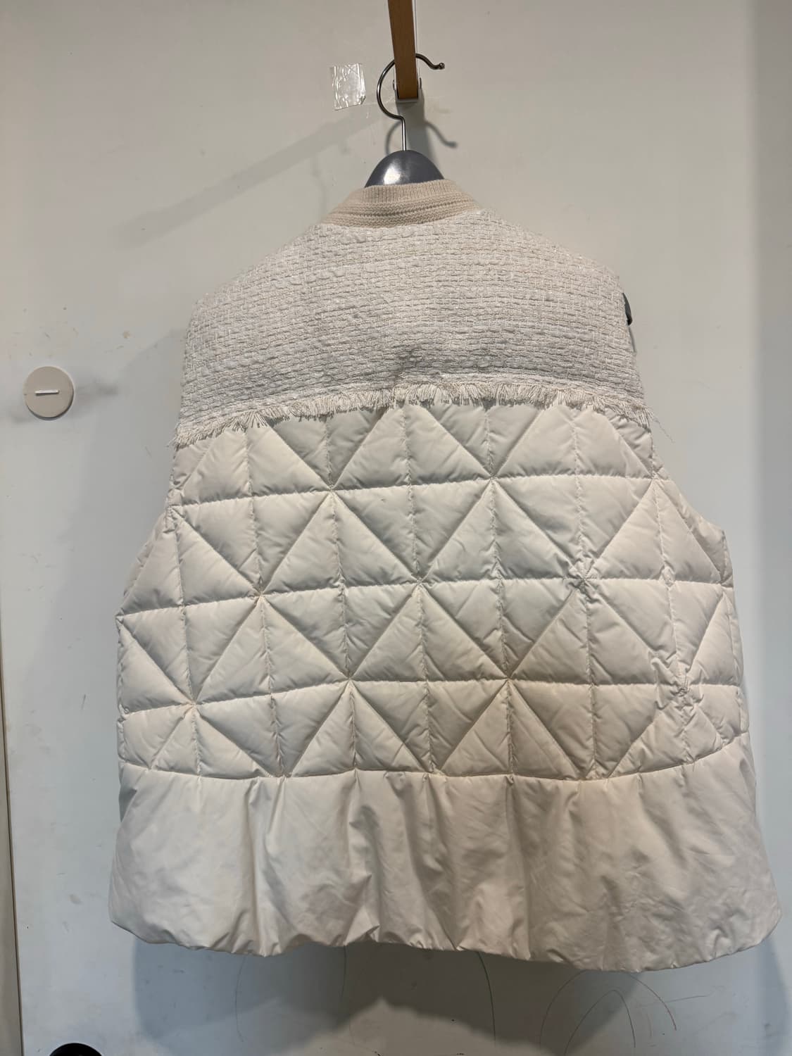 o2nd 오즈세컨 구스 트위드 패딩 조끼 상품이미지5