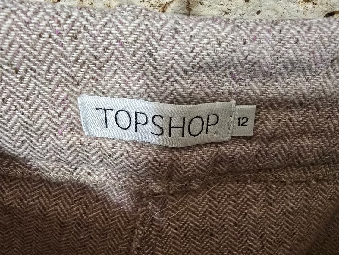 Topshop 여성 와이드 모직 팬츠 66추천 상품이미지4