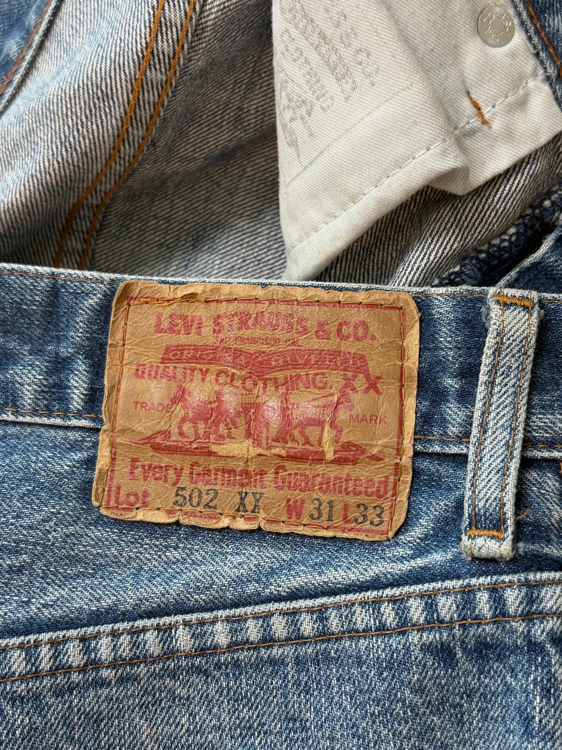 Levis 502 리바이스 502 중청 빈티지 리바이스 상품이미지4