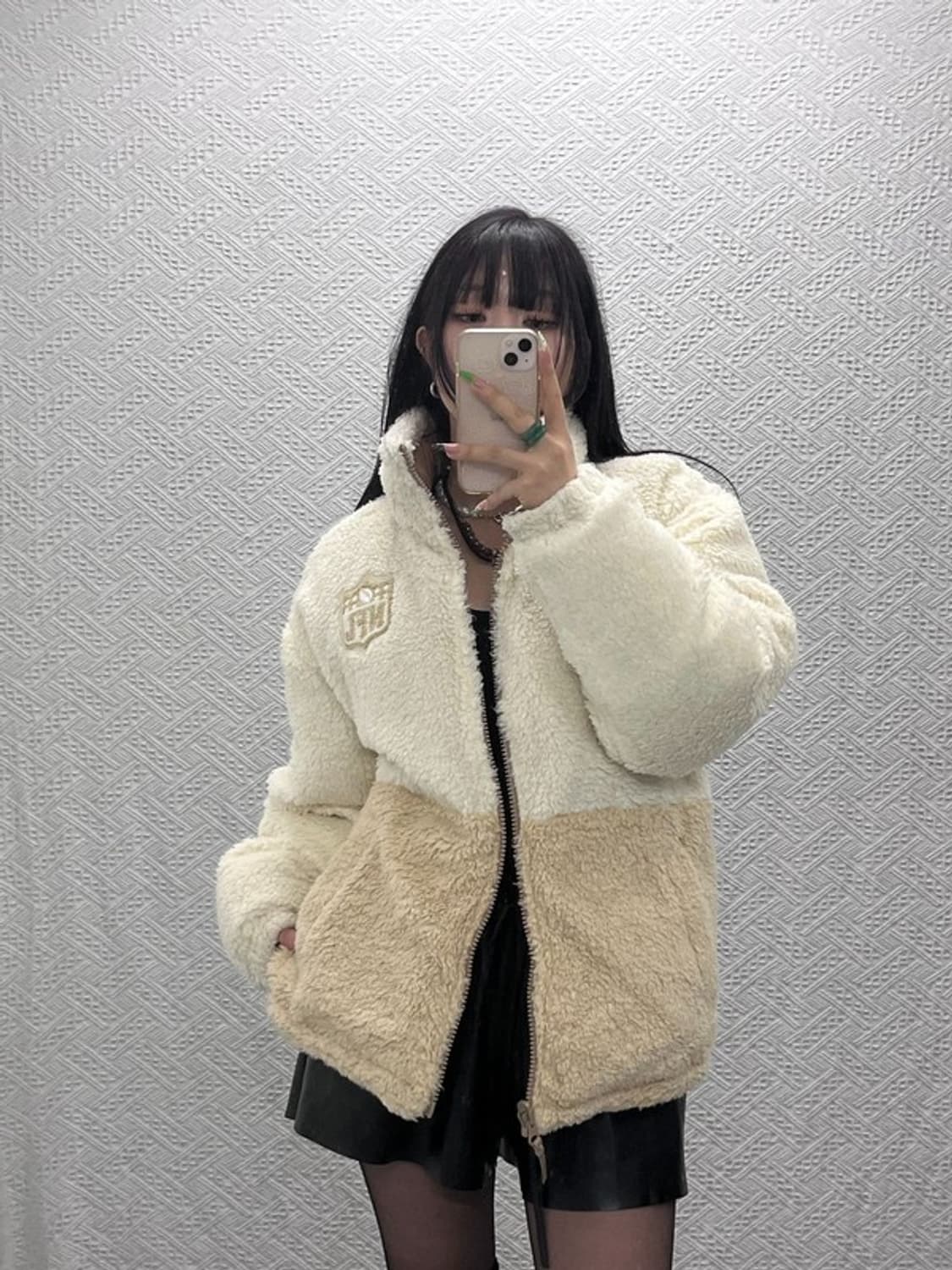 NFL 파일론 유니크 캐주얼 폭닥 리버시블 후리스 패딩 M C09346 상품이미지2