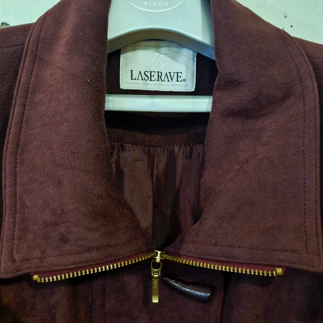 빈티지 스웨이드 스타일 하프 더플 코트 상품이미지4