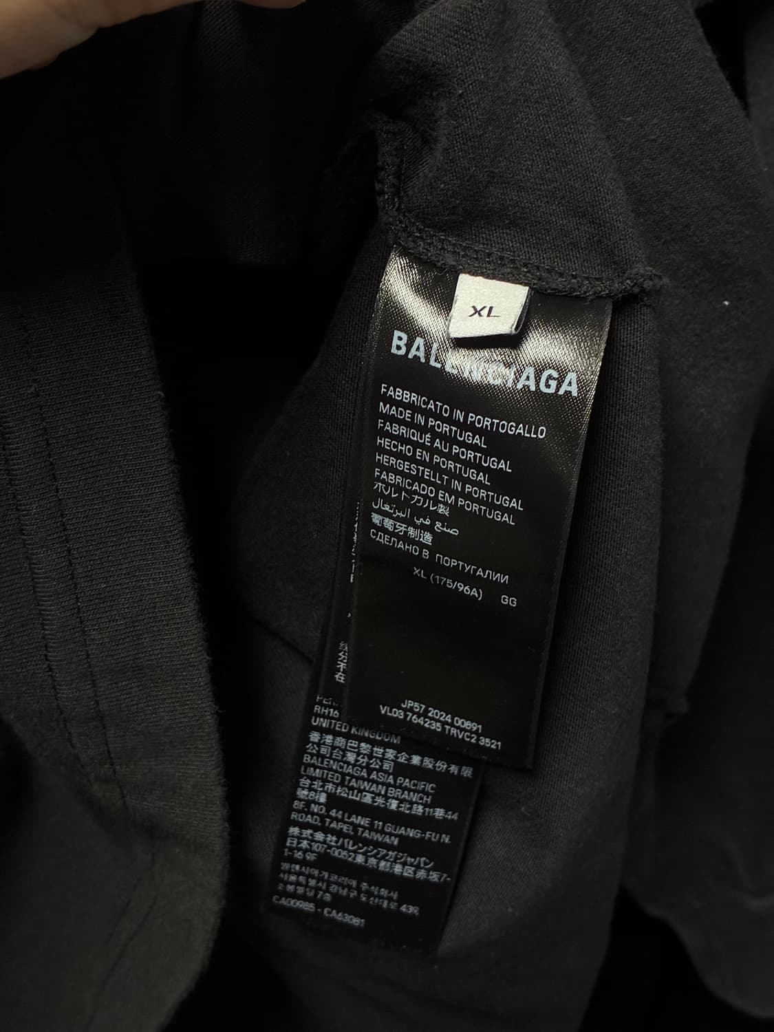 발렌시아가 루프 스포츠 반팔 티셔츠 XL 상품이미지3