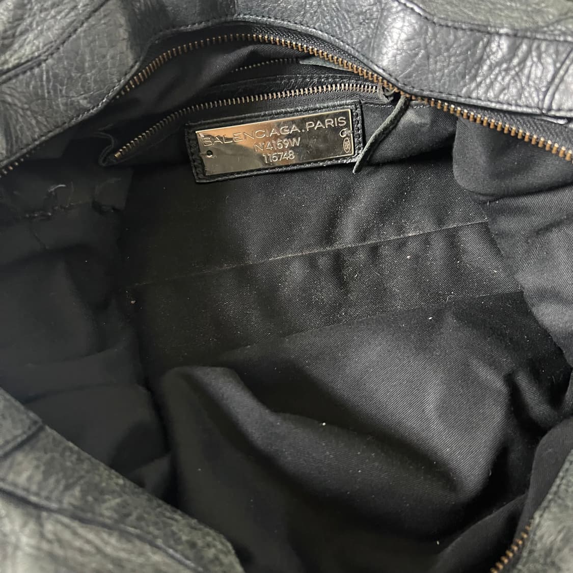 발렌시아가 모터백 가방 블랙  상품이미지5
