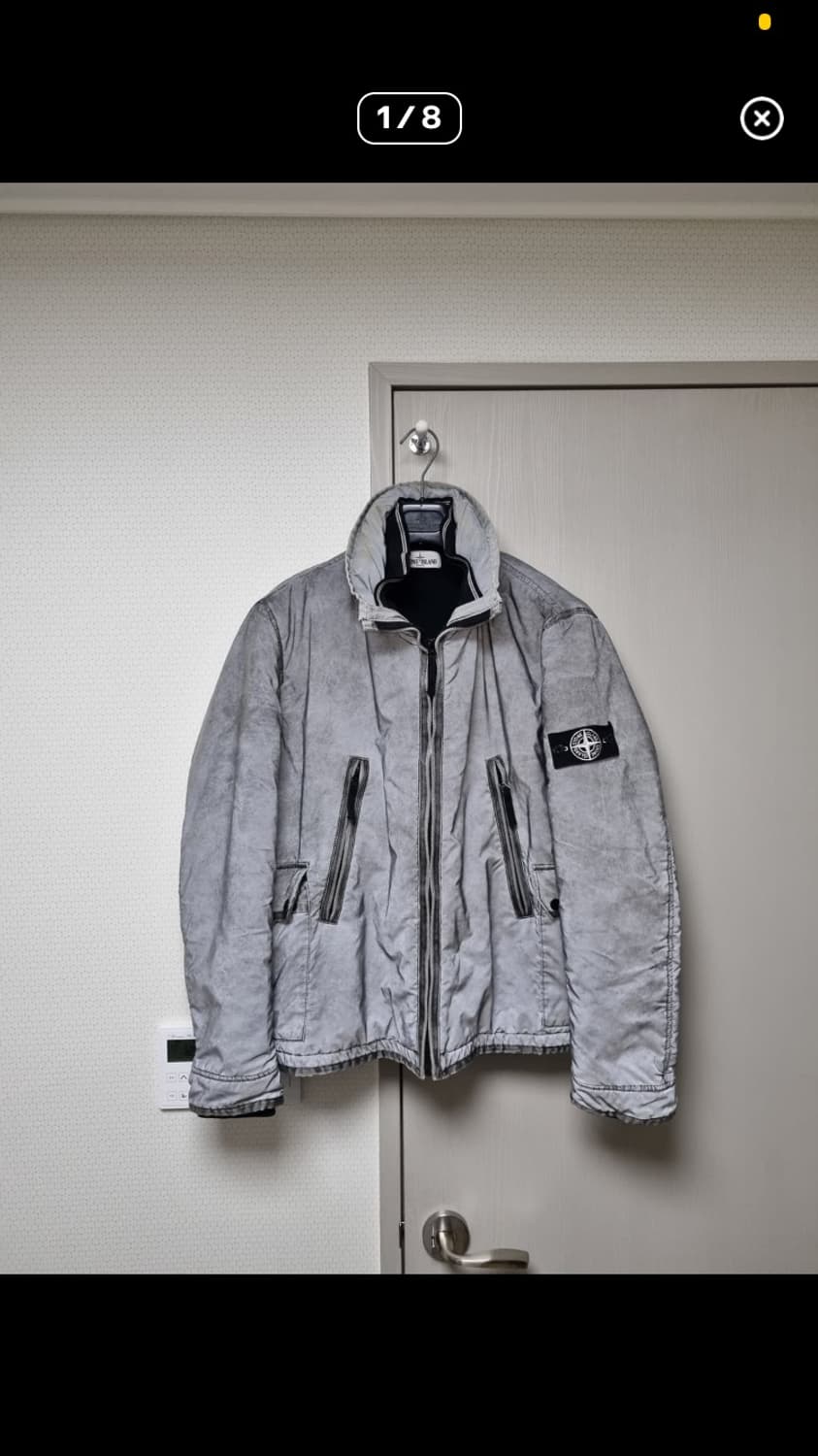 한정판 스톤아일랜드 화이트와펜 리플렉티브 자켓 판매합니다! 상품이미지1