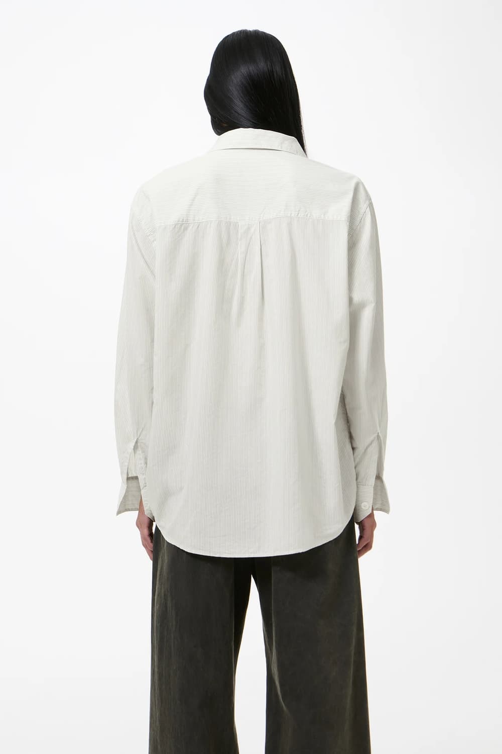 [46,48,50,52]아워레가시 26ss ABOVE 스트라이프 셔츠 상품이미지5