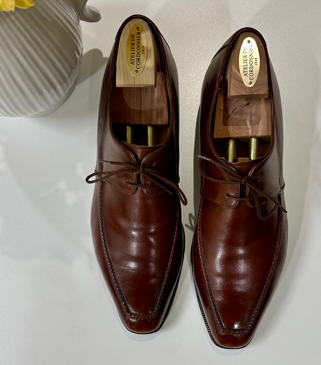 벨루티 카프스킨 브라운 레더 슈즈 8.5 구두 상품이미지2