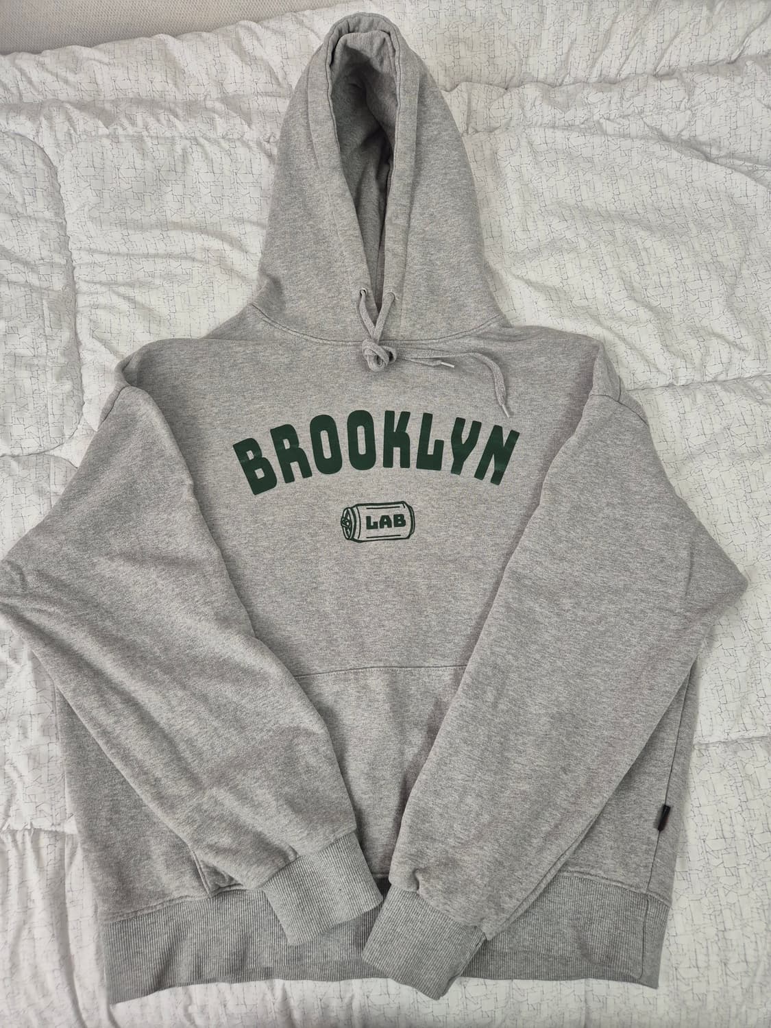 회색 후드티 상품이미지1