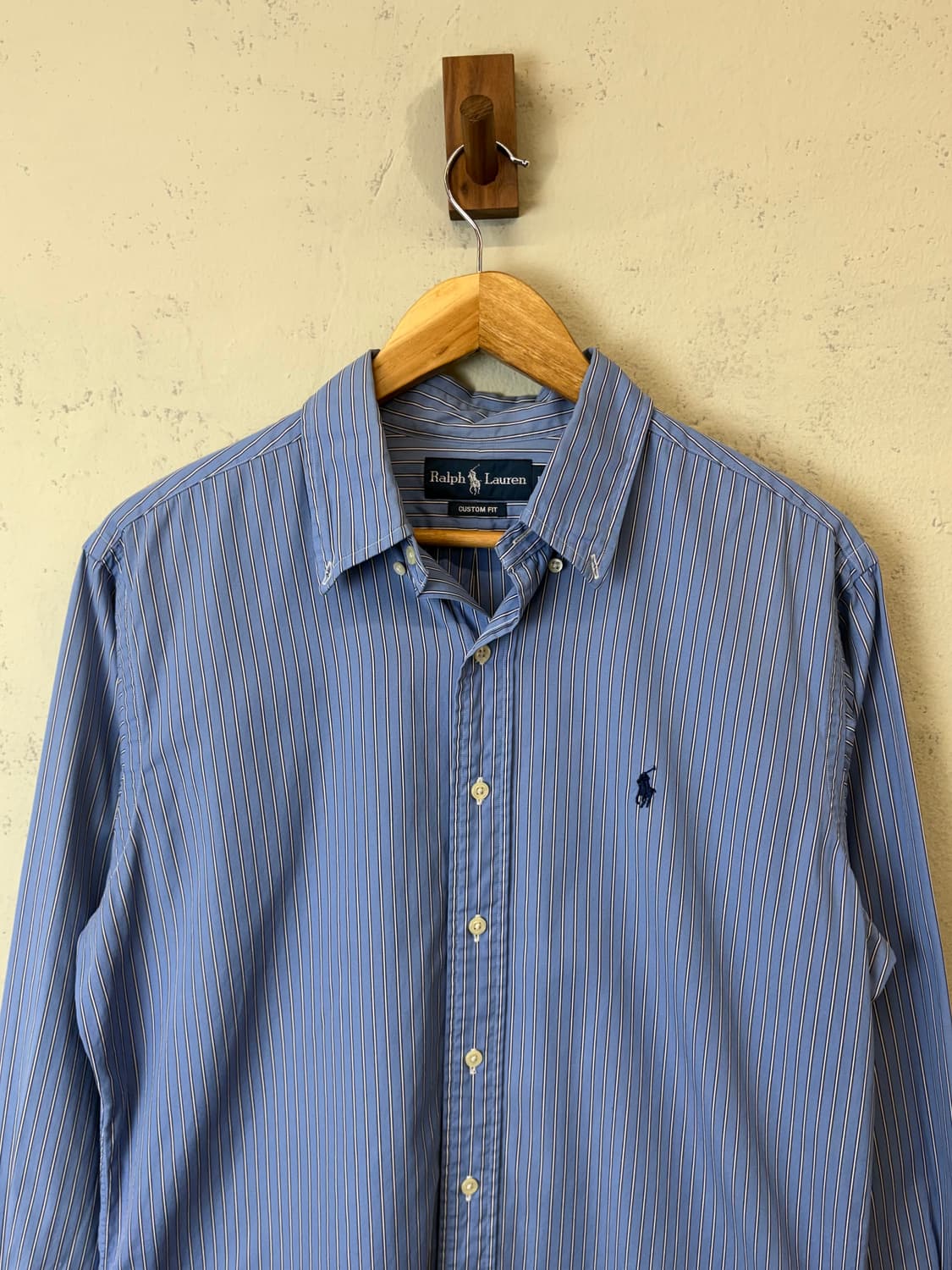 폴로랄프로렌 빈티지 블루 스트라이프 셔츠 상품이미지4