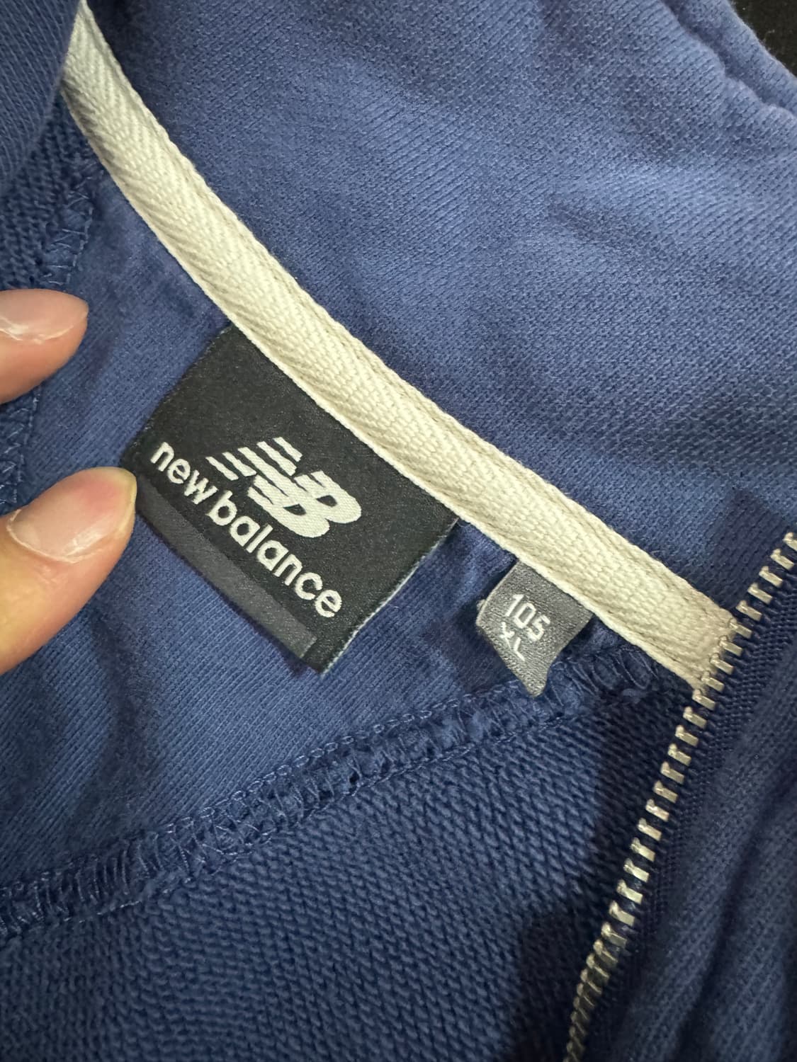 뉴발란스 22년도 스포츠클럽 반집업 맨투맨 XL 상품이미지3