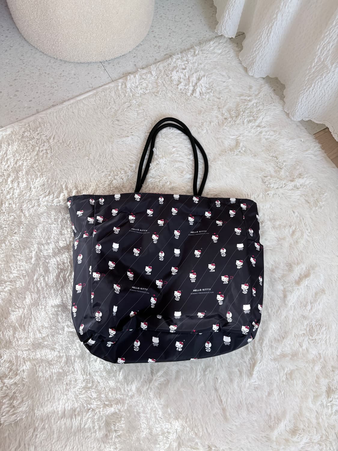 레스포삭 헬로키티 리버서블 빅백 상품이미지2
