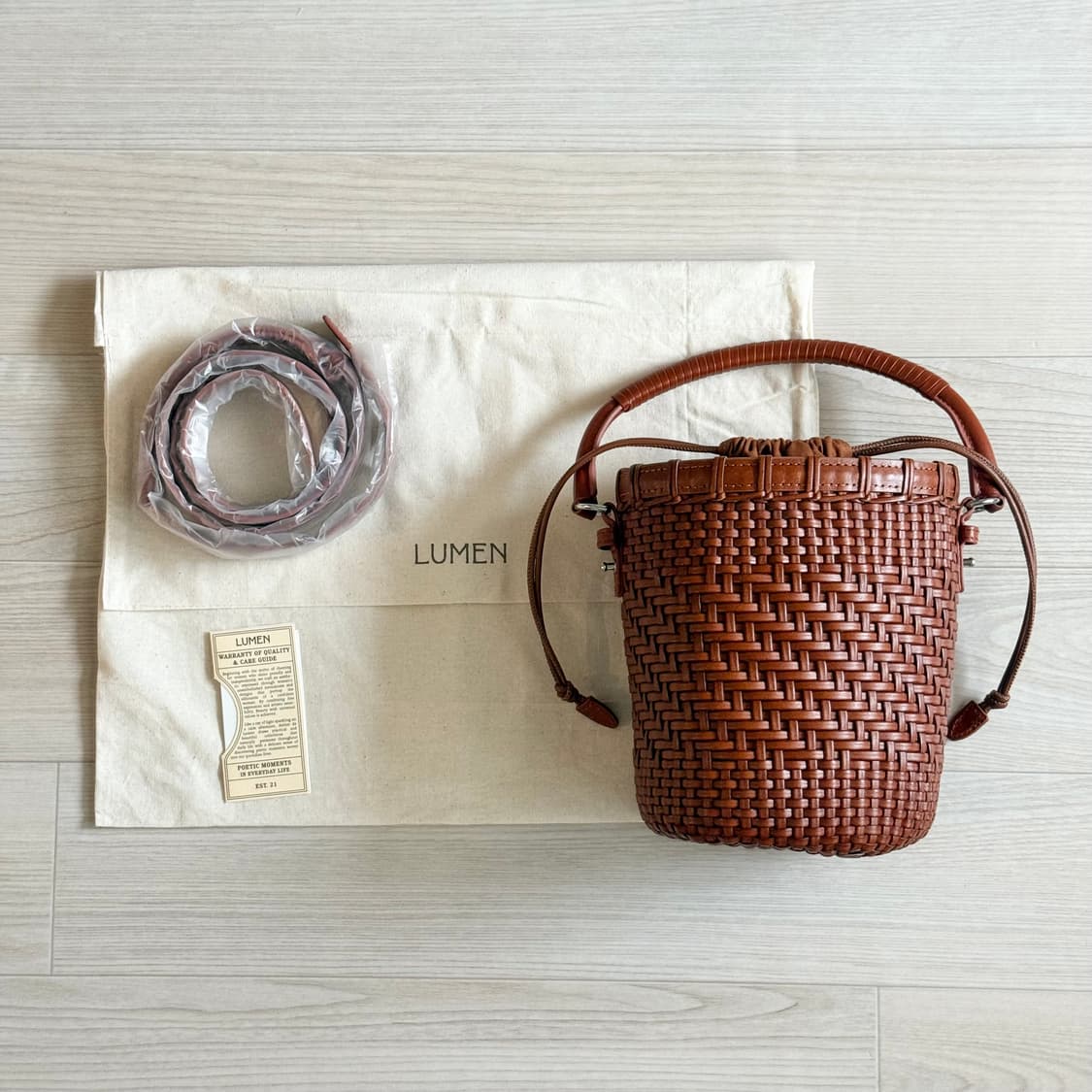 (새상품) 아뜰리에 드 루멘 가방 트위그 바스켓 토트백 상품이미지3