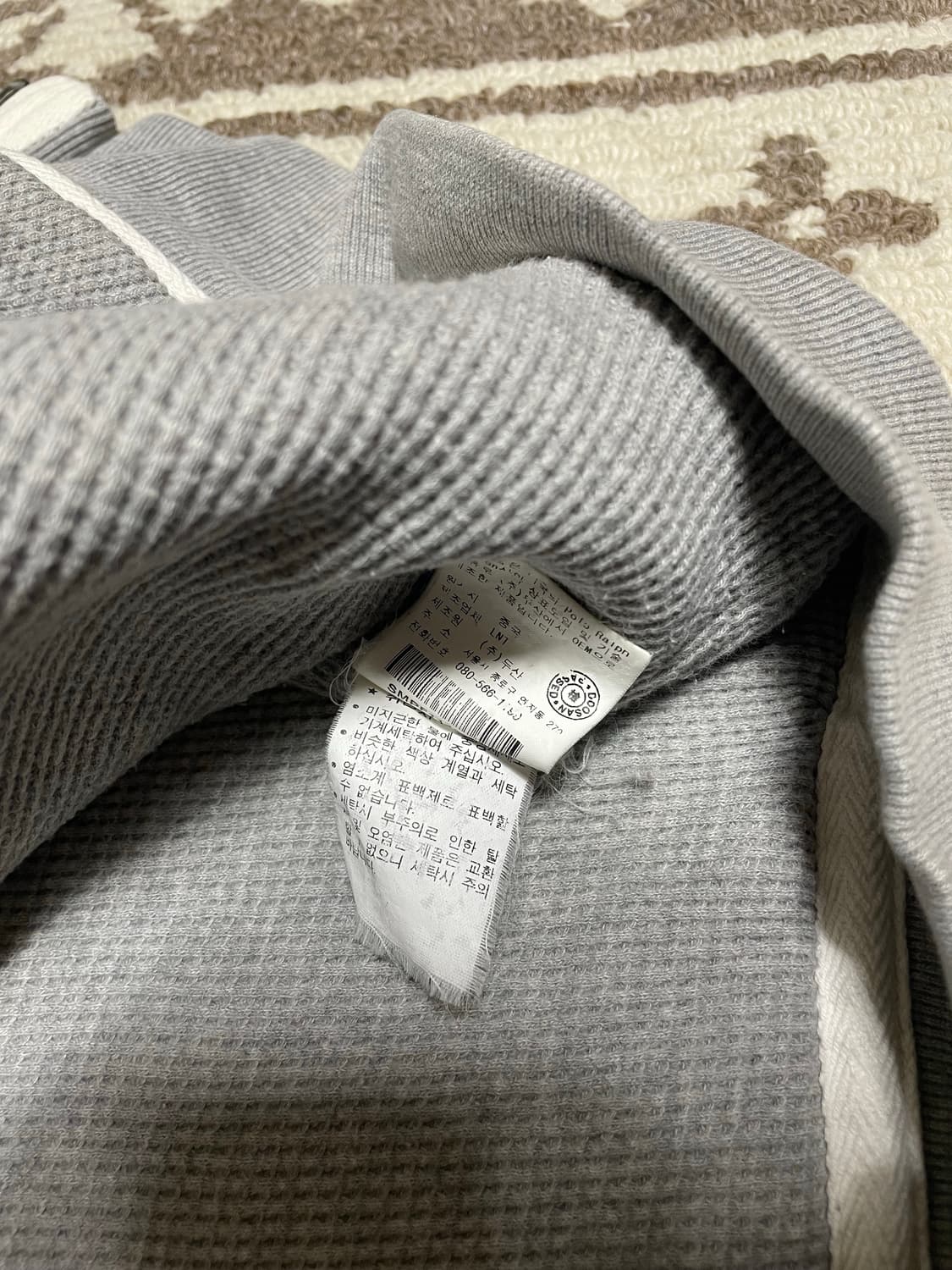 폴로 랄프로렌 와플 후드집업 상품이미지5