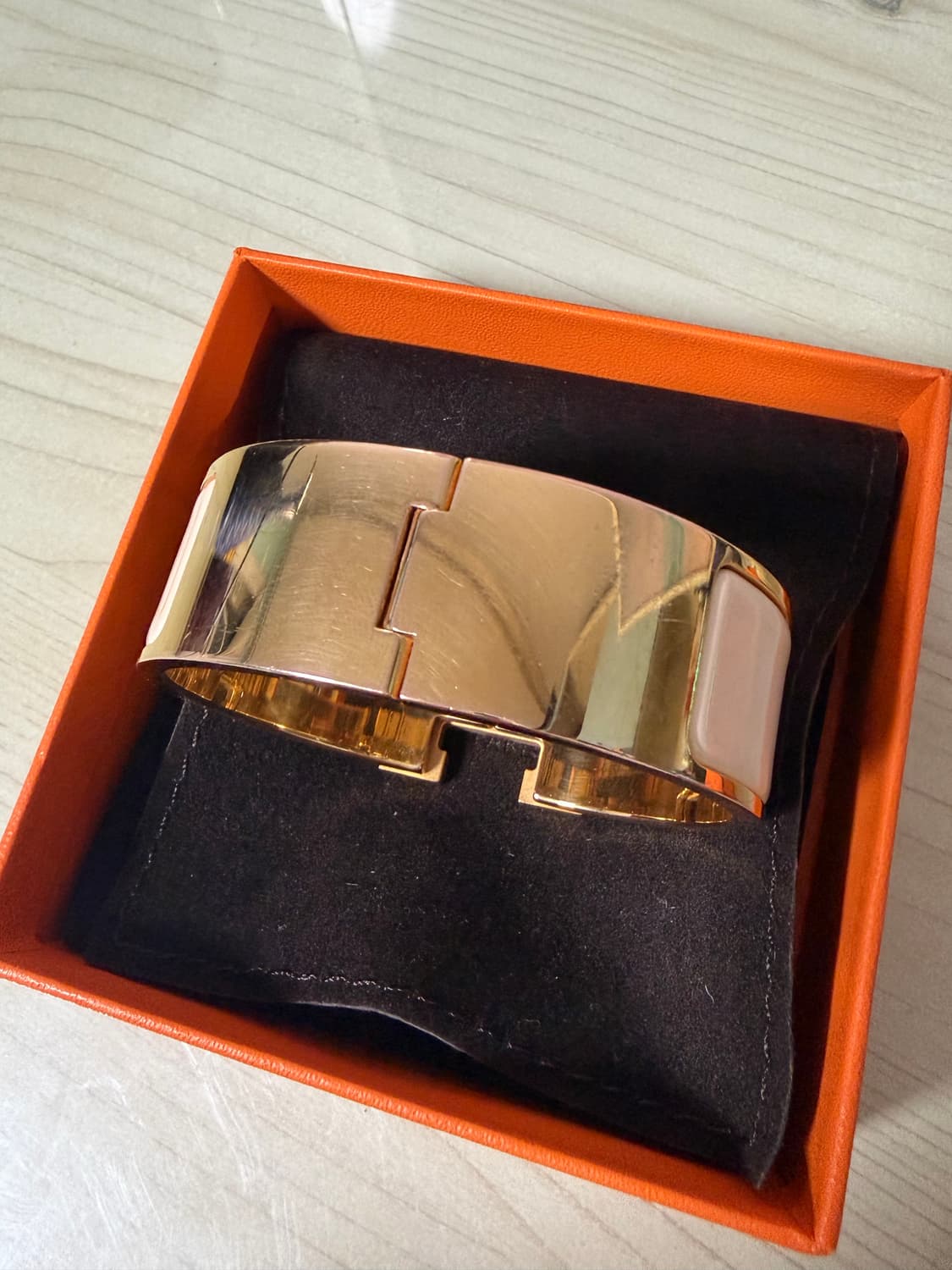 에르메스 클릭아슈 브레이슬릿 골드 하드웨어 상품이미지2