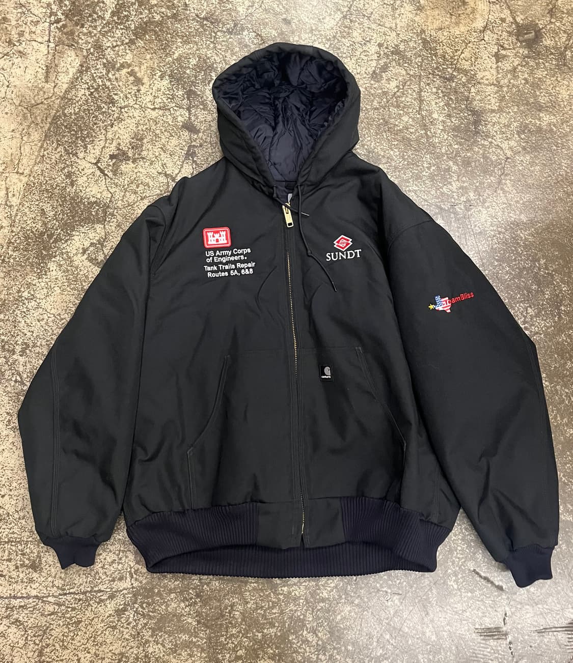 10s 칼하트 덕액티브자켓 j133 blk 상품이미지1