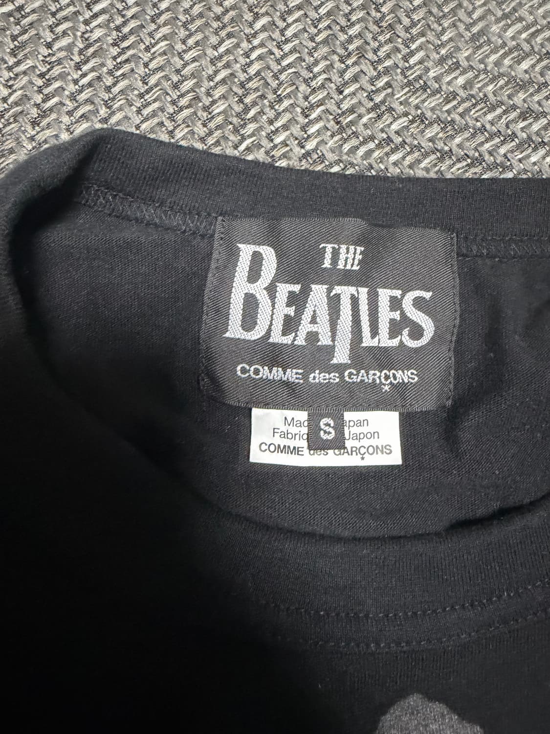꼼데가르송 비틀즈 반팔 티셔츠 s사이즈 상품이미지3