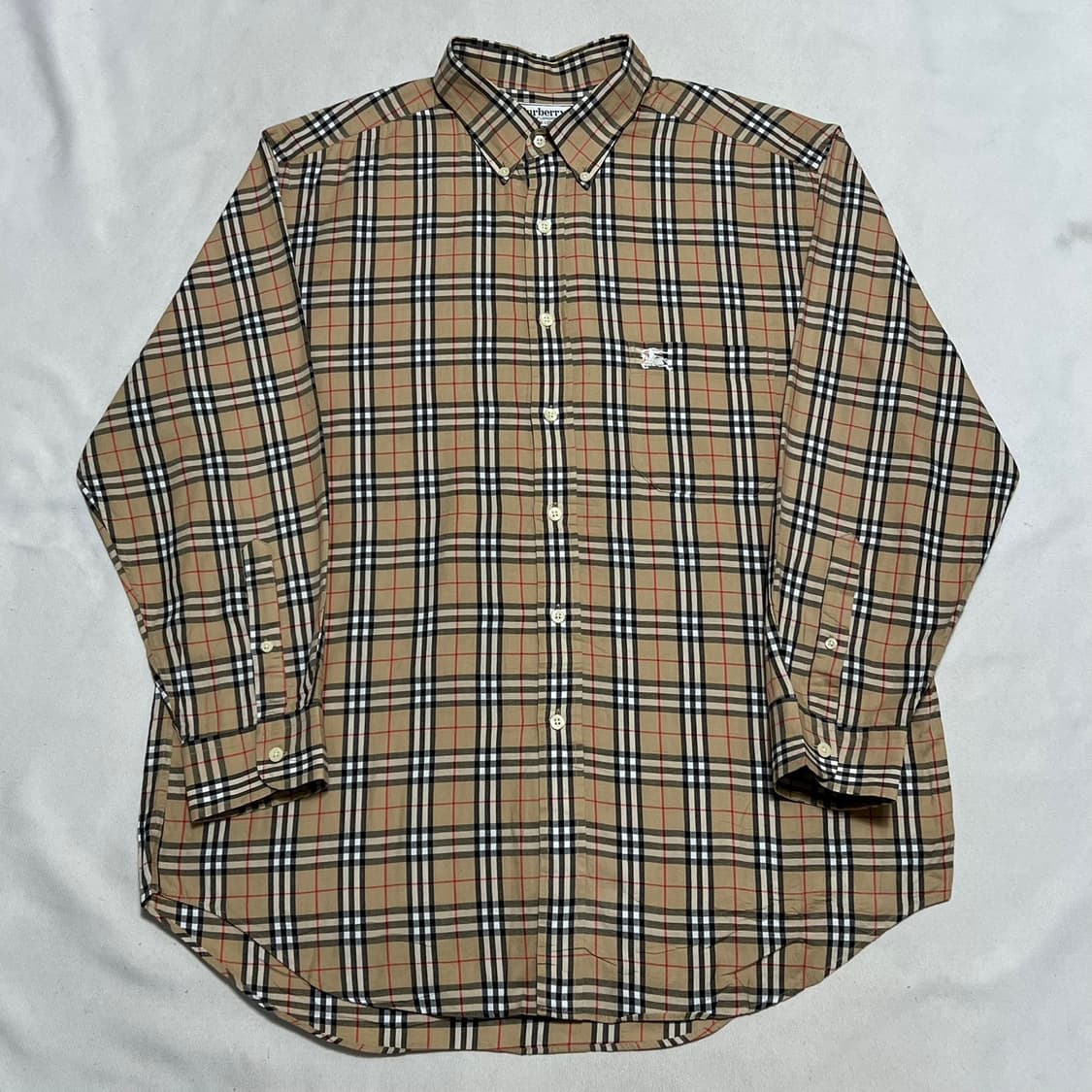 L 버버리 노바체크 베이지 셔츠 상품이미지2