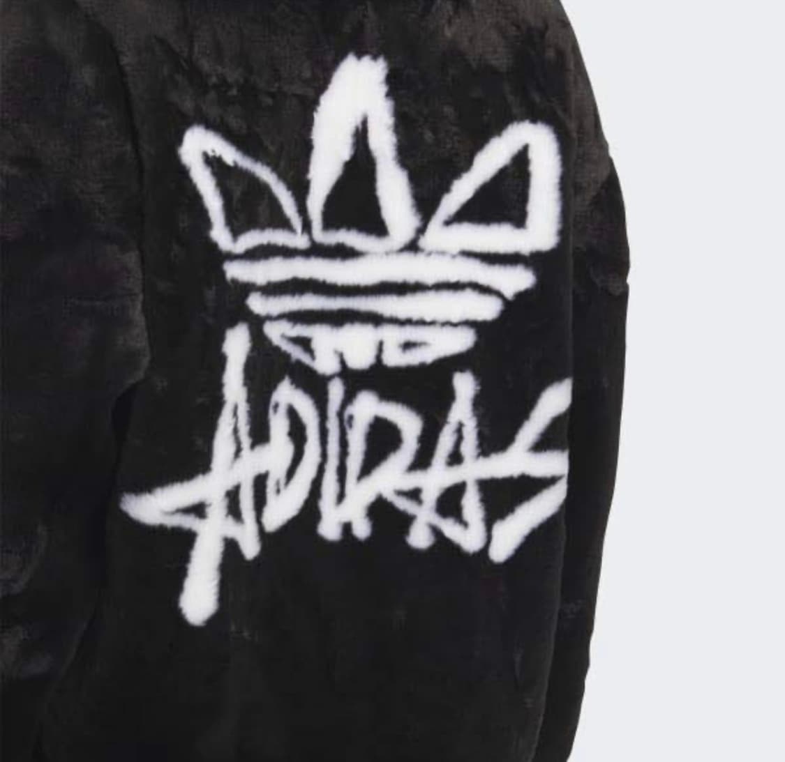 [새상품] L ) 아디다스 퍼 재킷 블랙 상품이미지3