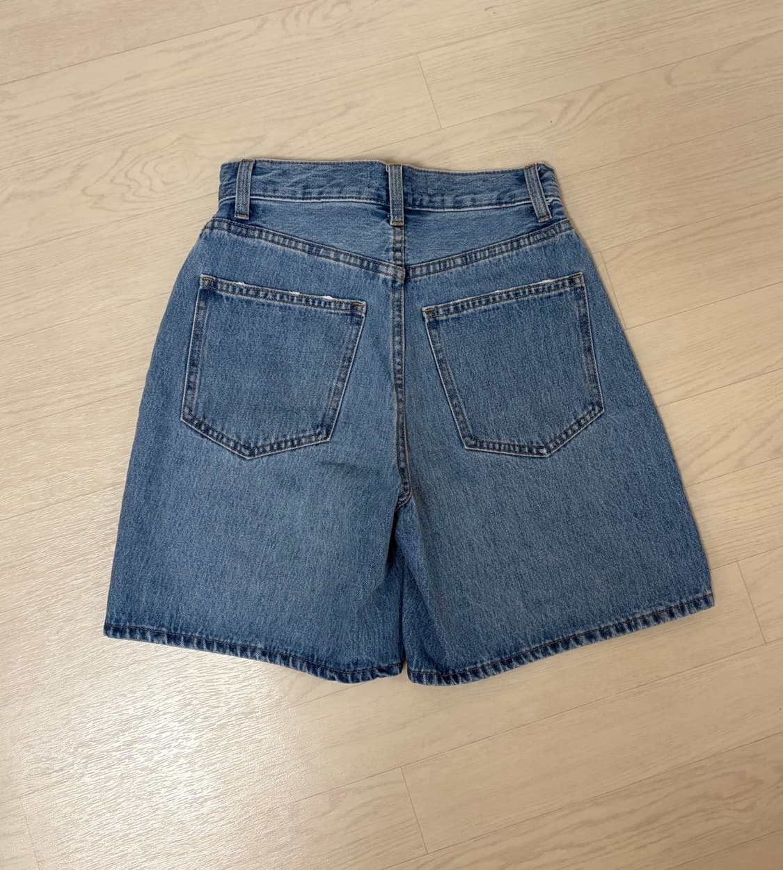 유니클로 청반바지 데님 숏팬츠 상품이미지2