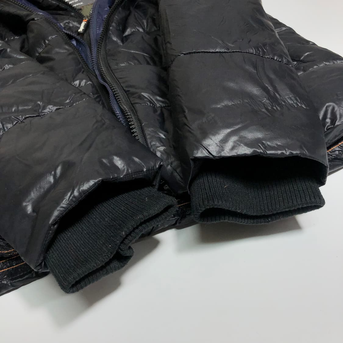 슈퍼드라이 3중 지퍼 패딩 s 상품이미지7