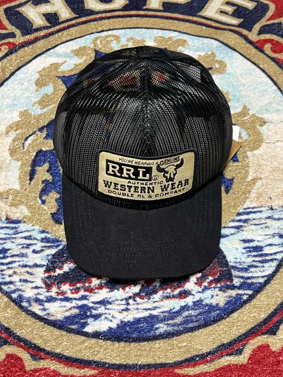 RRL 데님 메시 빌 트러커 캡  상품이미지2