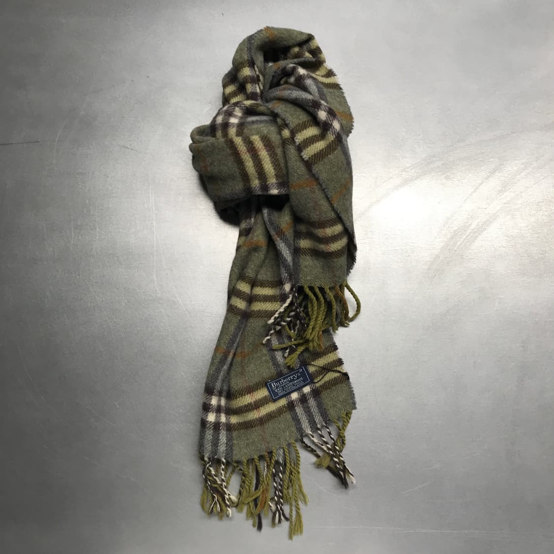 버버리 정품 램스울 머플러 카키 상품이미지1