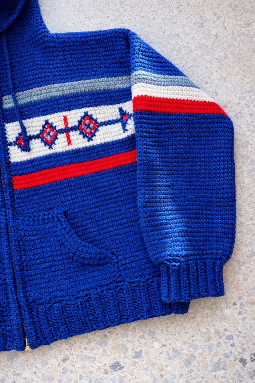 60~70's 빈티지 후드 가디건 우먼 상품이미지4