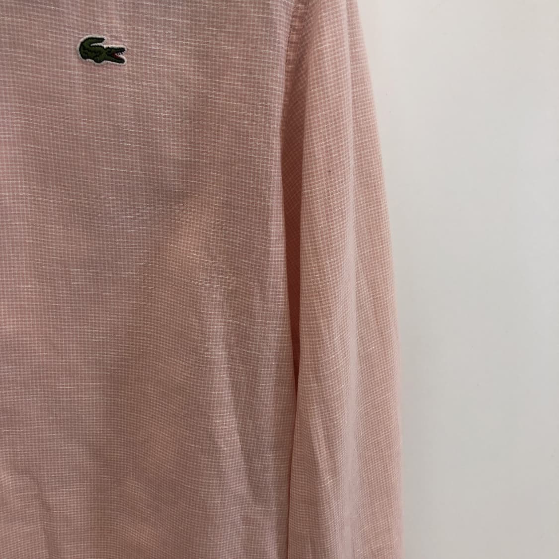 라코스테 린넨 깅엄셔츠 95 사이즈 상품이미지2